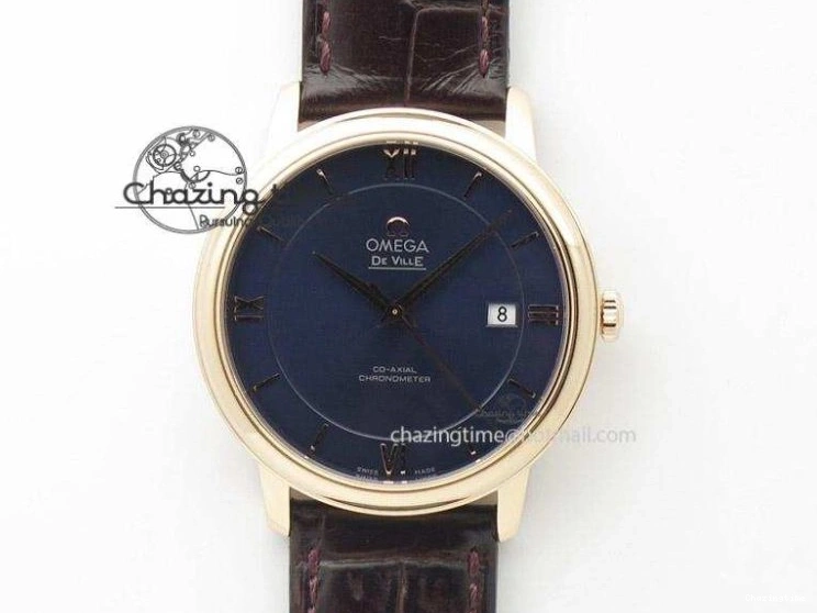 0321 Refined 2018 Seamaster Diver 300M SS YG VSF 1:1 Best Edition YG Bezel Blue Dial on Blue Rubber Strap A 7898